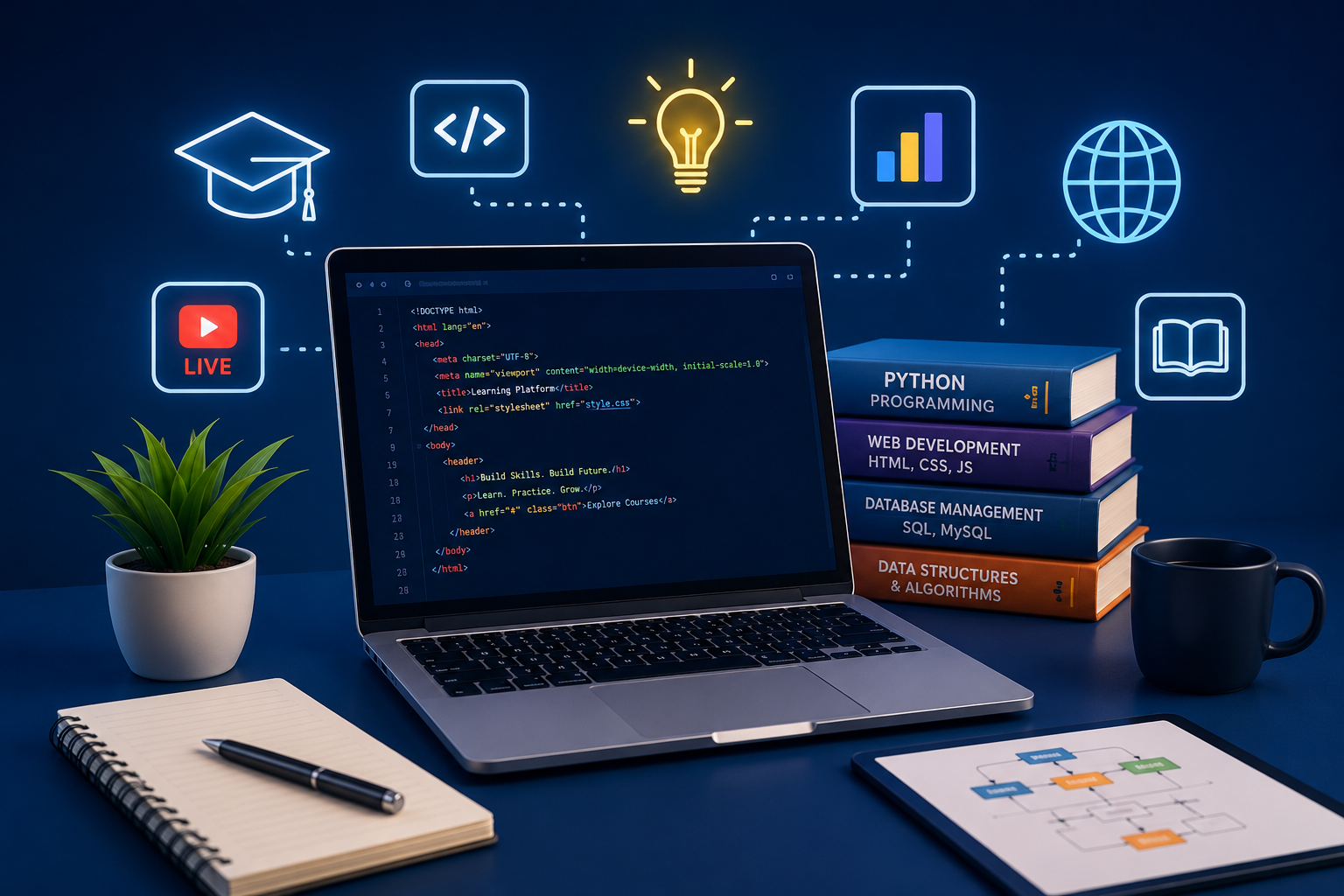 Interactive computer education at Aakansha Computer Training Institute
